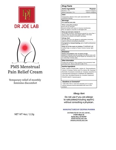 1 - Menstrual Cream Label 1